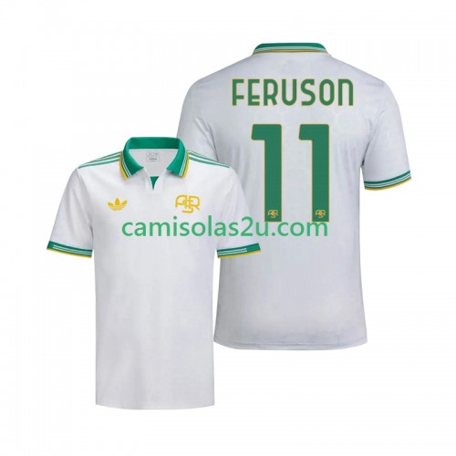Camisolas de futebol AS Roma Evan Ferguson 11 Equipamento 3ª 2025/26 Manga Curta Camisolas de futebol AS Roma Evan Ferguson 11 Equipamento 3ª 2025/26 Manga Curta